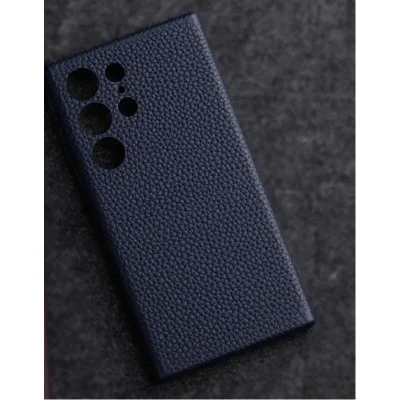 Melkco Origin Series Premium Leather Regal Snap Magsafe Cover For Samsung  S24 Ultra  - Dark Blue